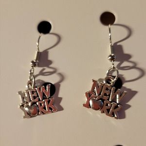 Small New York Big Apple Earrings